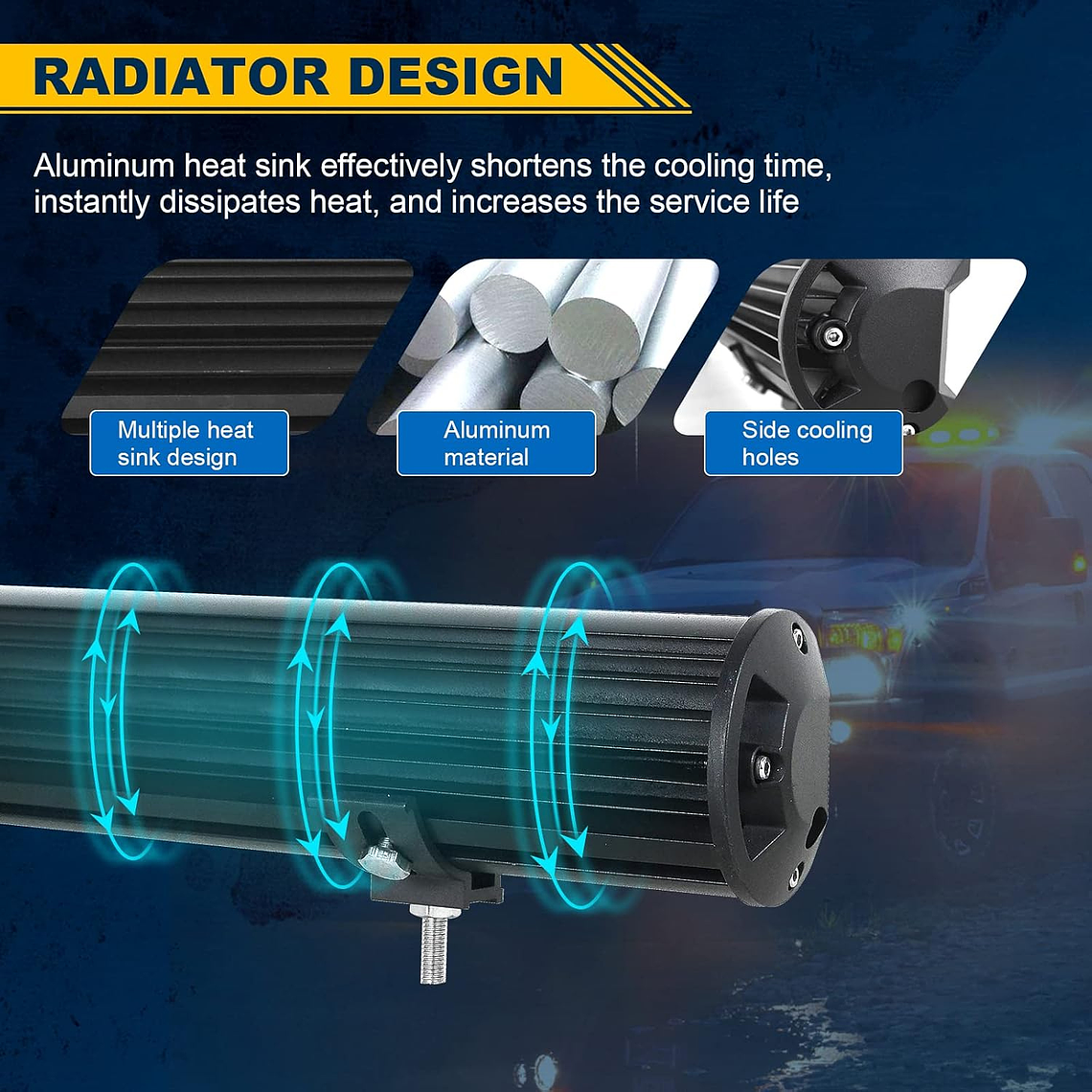 Barra Foco Neblinero Led 360w 26 PuLG Auto Camiones 120 Led 2