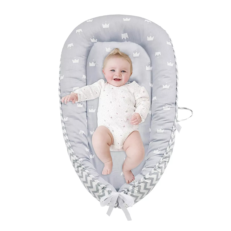 Cama Cojín Nido Colecho De Algodón Para Bebe 93x53cm 2