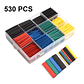 Kit Tubos Termoretractil Colores Mixtos 530 Piezas - Miniatura 1