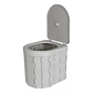 Inodoro Portátil Baño Plegable Para Camping - Miniatura 1