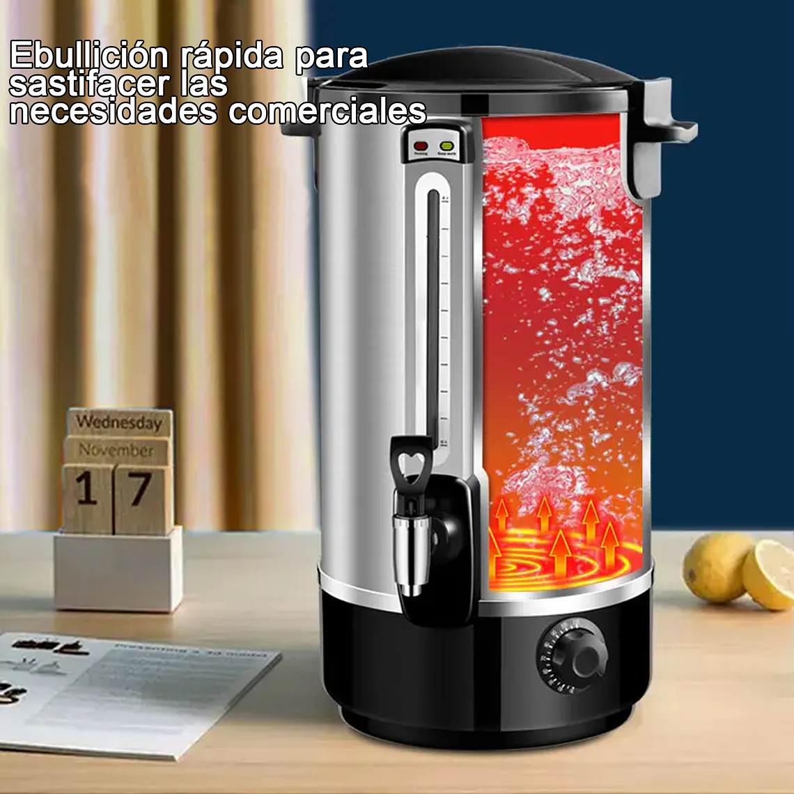 Hervidor Calentador De Agua Eléctrico De 20 Litros Termo 4