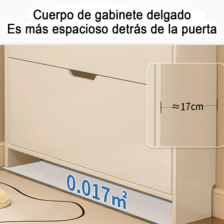 Zapatero Mueble Cajonera Organizador Para Zapatos 2 Niveles 4