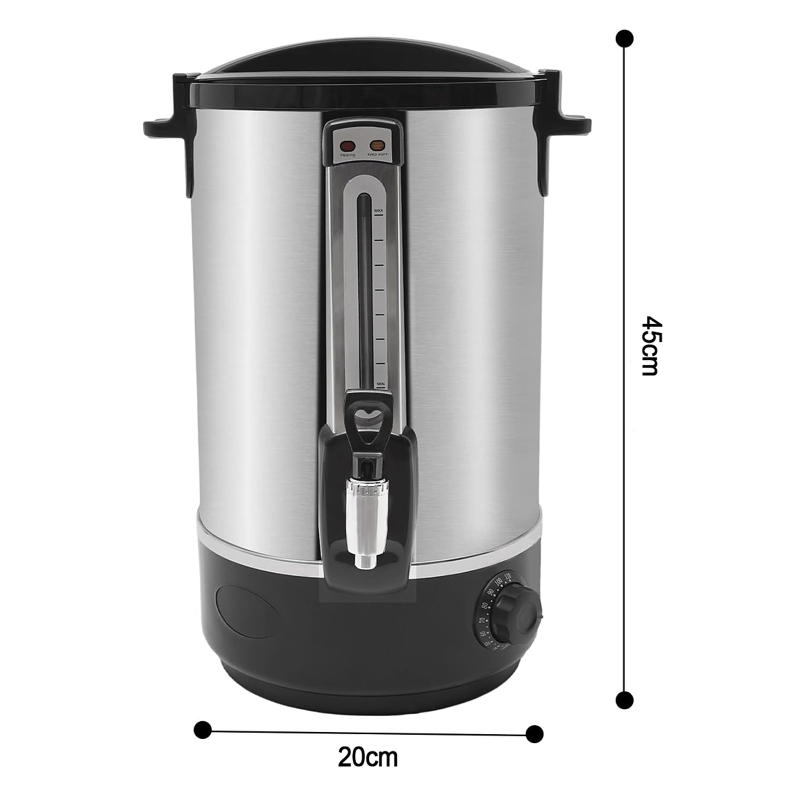 Hervidor Calentador De Agua Eléctrico De 10.5 Litros Termo 7