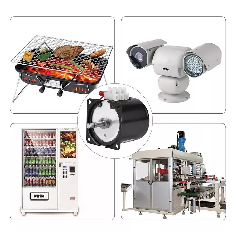 Motor Síncrono Asado Quincho Parrilla 60ktyz 14w 220v 4