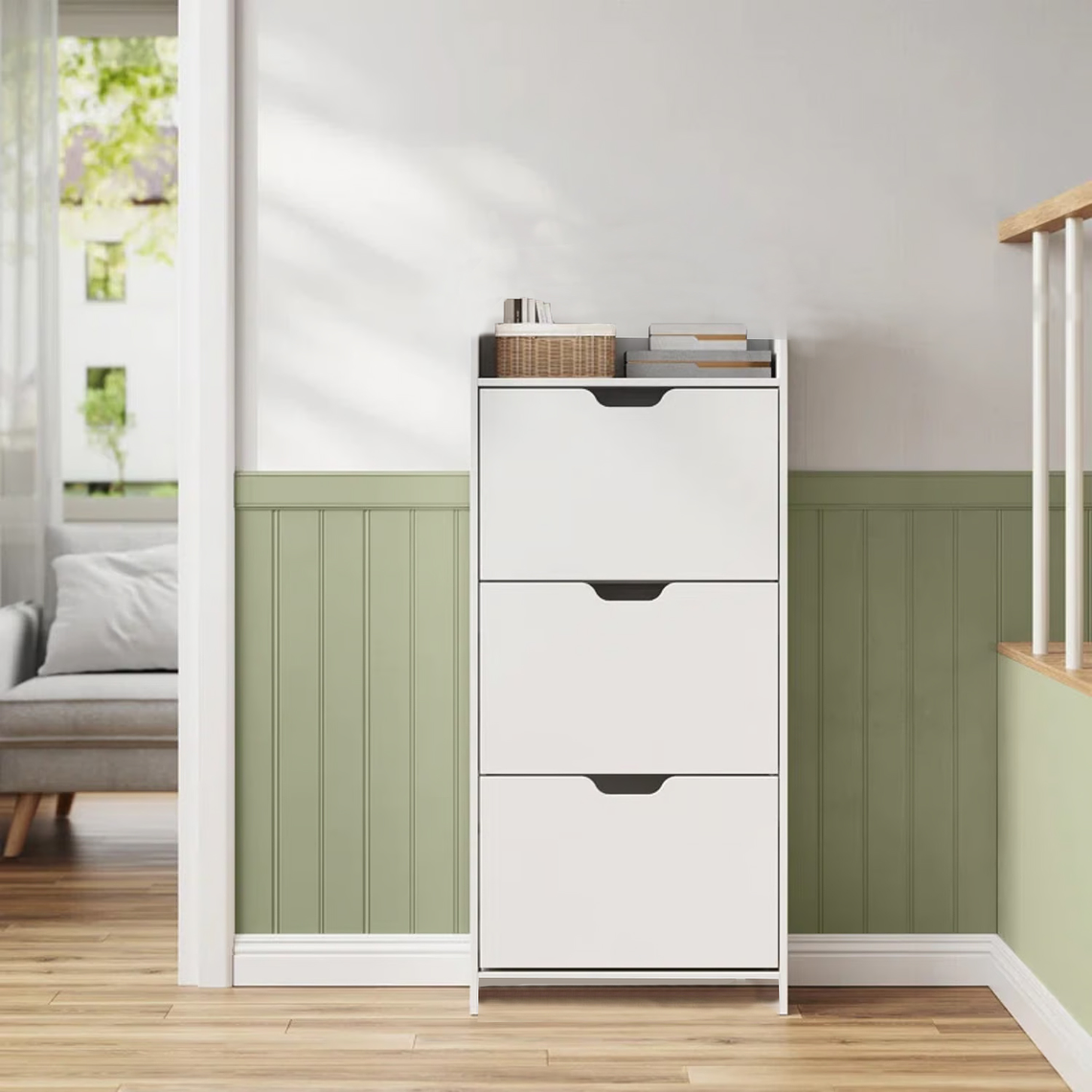 Organizador Mueble Zapatero Cajonera Para Zapatos 3 Niveles 4