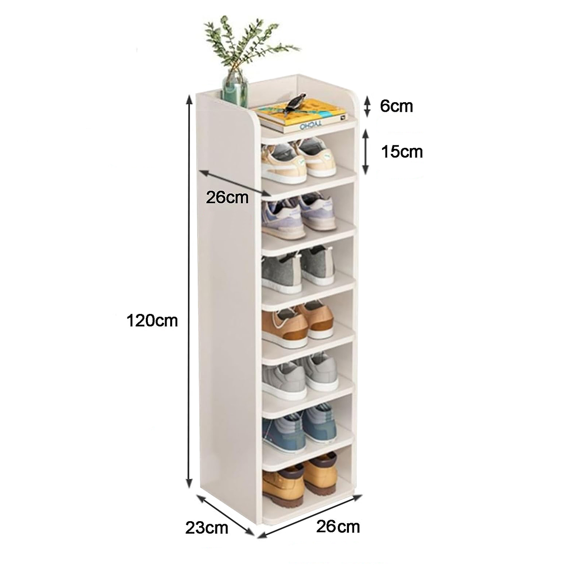 Organizador Zapatero Estante Repisa 8 Niveles 6