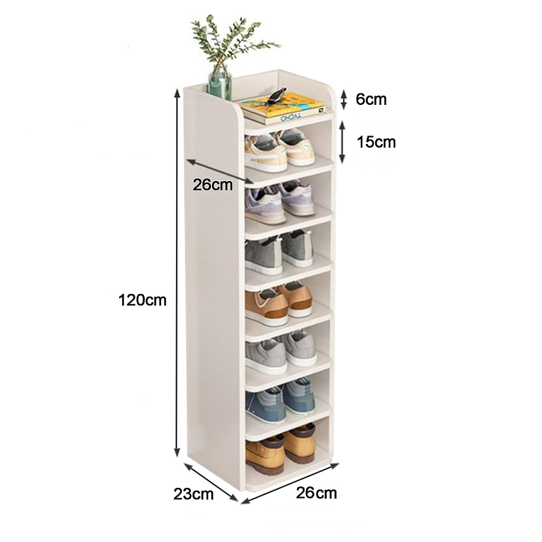 Organizador Zapatero Estante Repisa 8 Niveles 6