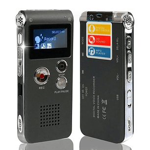 Grabadora Digital Profesional De Voz 8gb Mp3