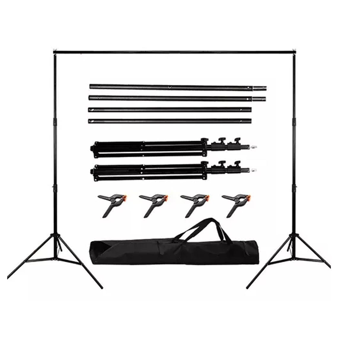 Porta Telón Frotografico Para Chroma Key Kit De Soporte 1