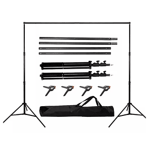 Porta Telón Frotografico Para Chroma Key Kit De Soporte