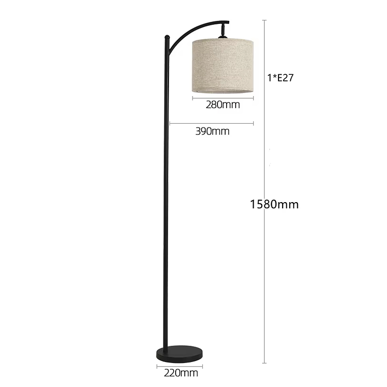 Lámpara De Pie Alta Sala De Estar Y Dormitorio 7