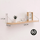 Estantes Flotantes De Pared Para Dormitorio Cocina Baño 4pcs - Miniatura 6