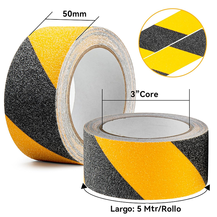Cinta Seguridad Antideslizante 5 Metros 5