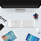 Mini Teclado Inalambrico Plegable Portatil Bluetooth - Miniatura 4