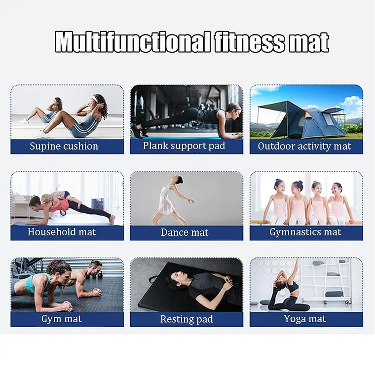 Colchoneta Deportiva Lona Oxford 100x50x5cm Pilates / Yoga 4