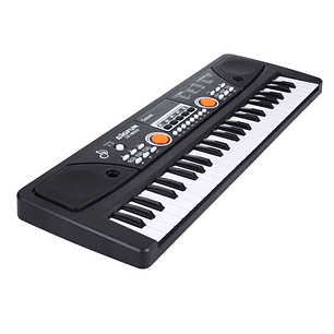 Piano Teclado Musical Eléctrico De 49 Teclas + Micrófono