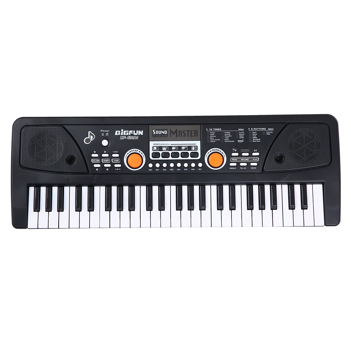 Piano Teclado Musical Eléctrico De 49 Teclas + Micrófono 3