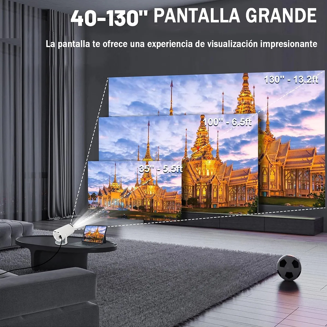 Mini Proyector Portátil Ultra Hd 4k Wifi Bluetooth Android 11 2