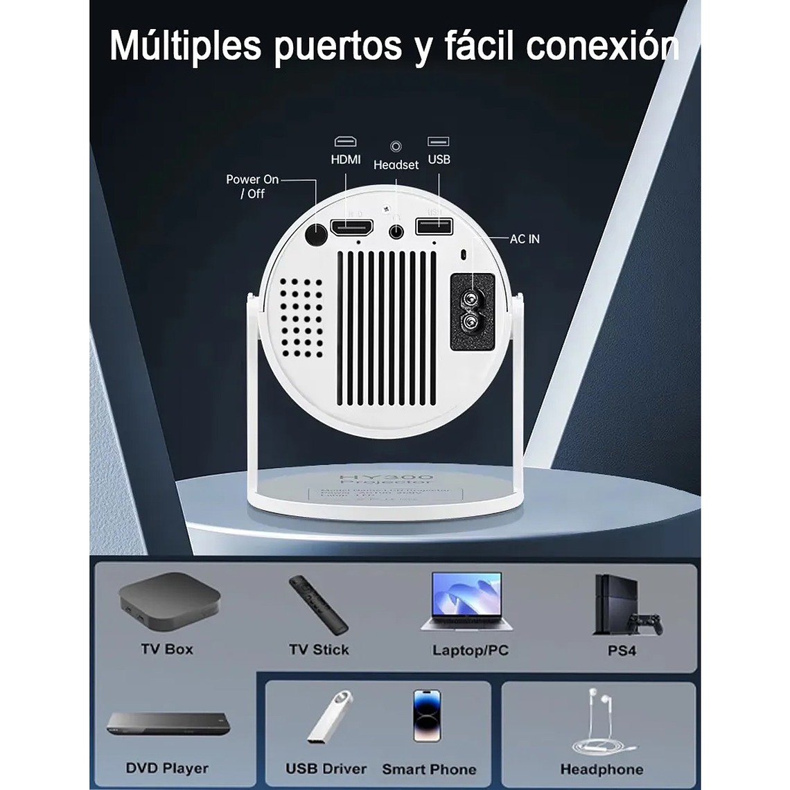 Mini Proyector Portátil Ultra Hd 4k Wifi Bluetooth Android 11 7