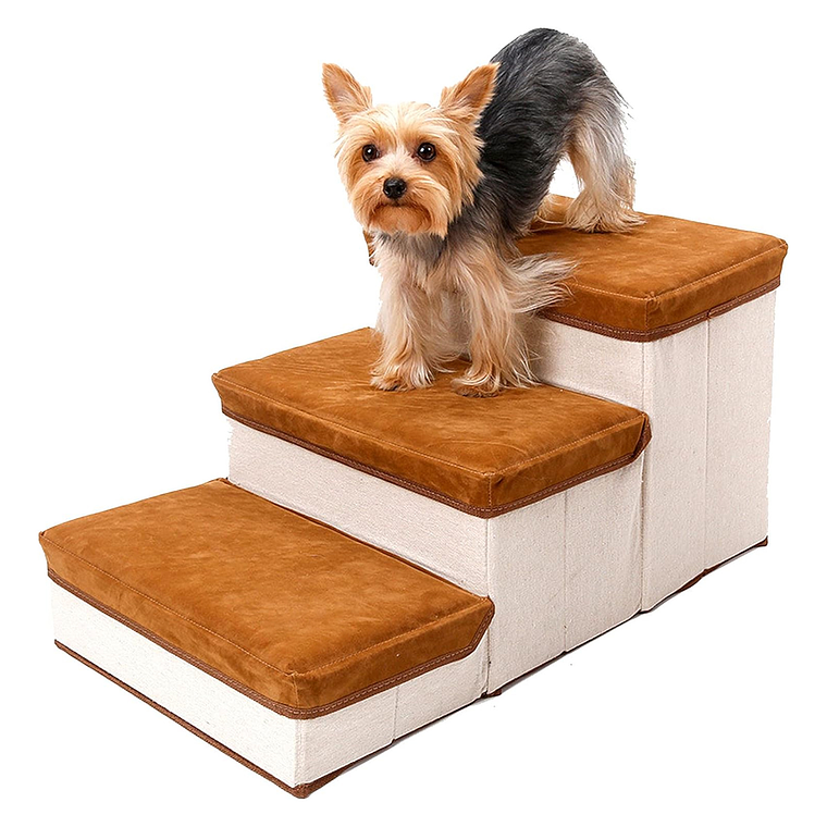 Escalera Plegable Para Mascotas Pequeñas De 3 Pisos 1