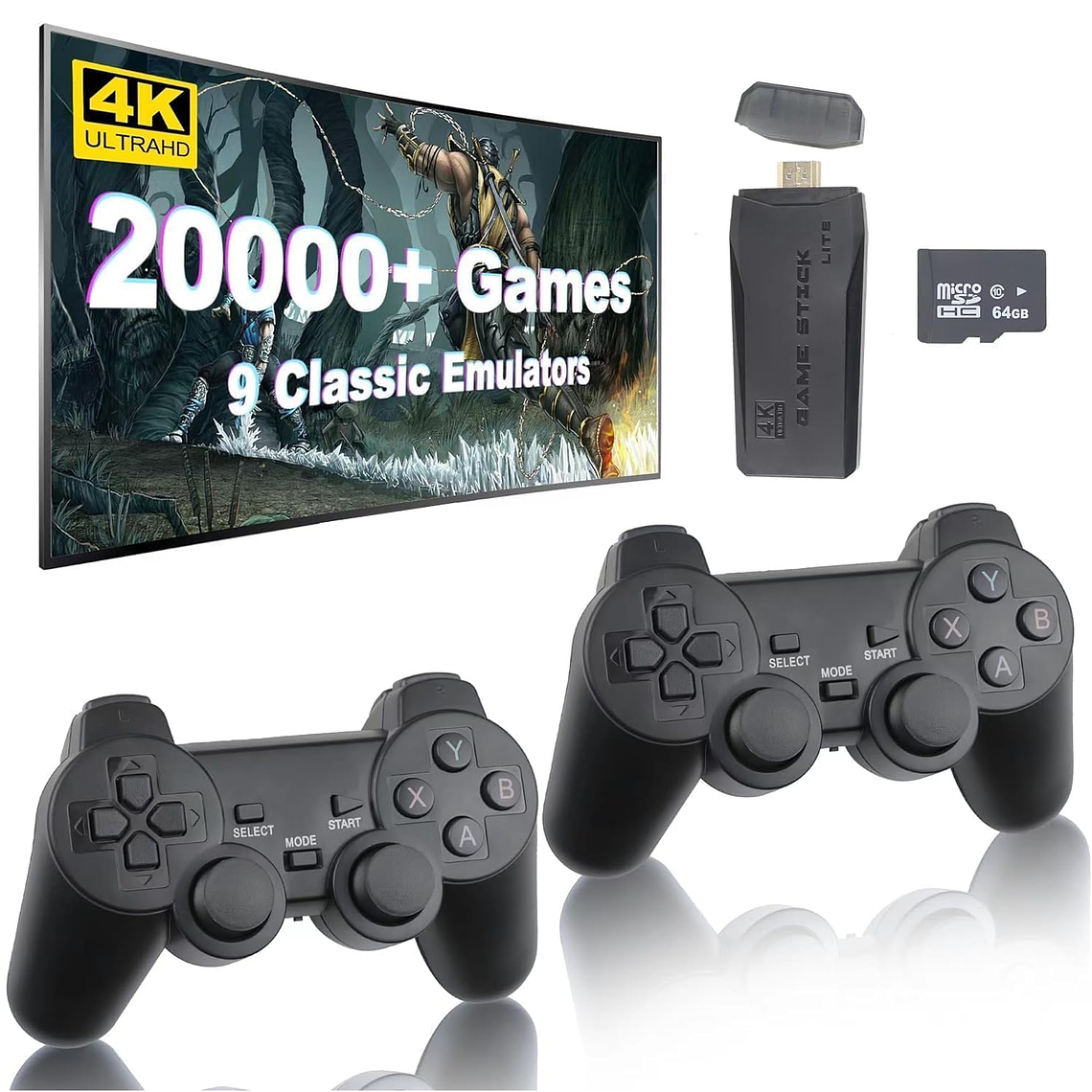 Gamer Stick 4k M8 Lite Para Tv Con Más De 20000 Juegos 1
