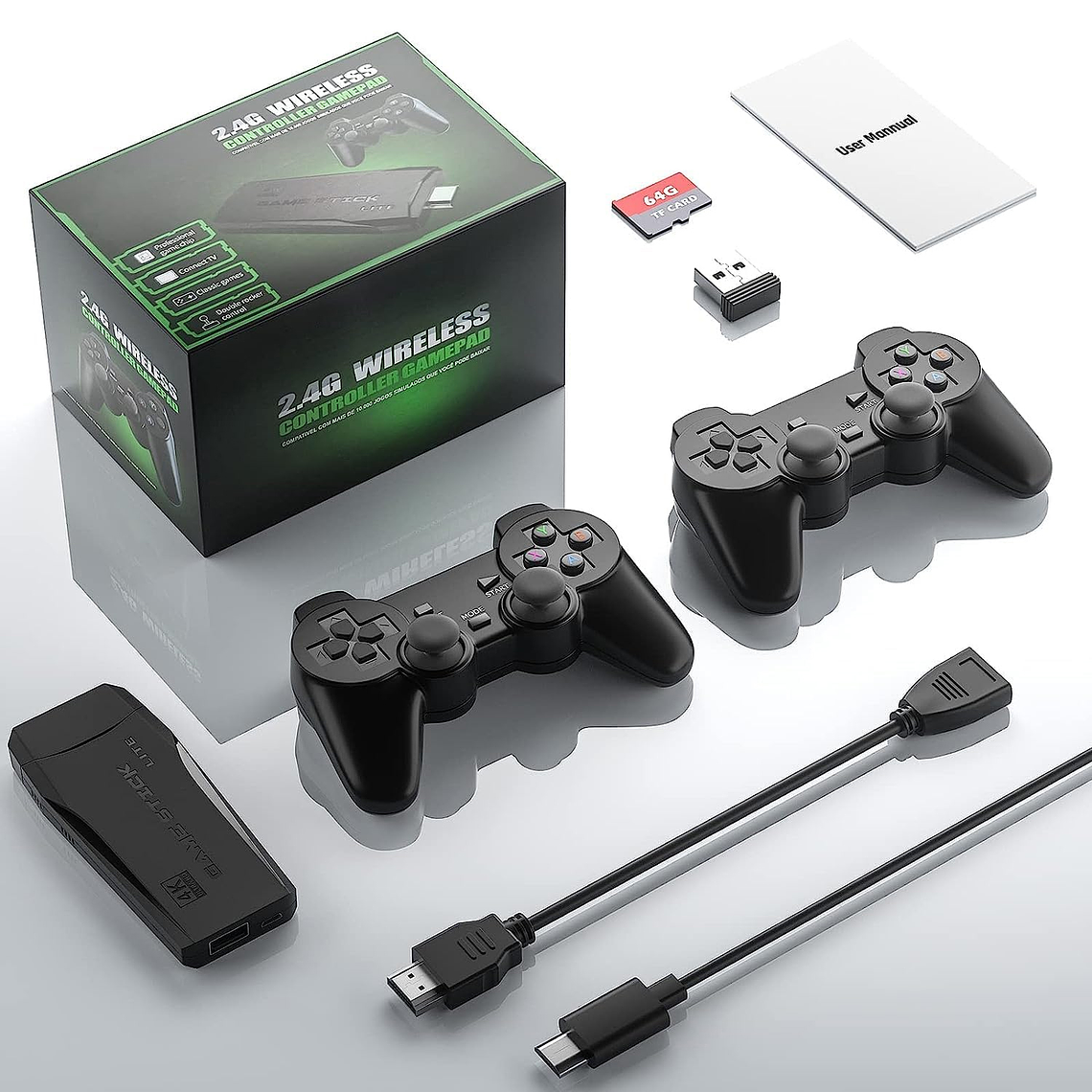Gamer Stick 4k M8 Lite Para Tv Con Más De 20000 Juegos 2