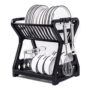 Secador Escurridor De Platos 2 Niveles Plastico Escurridor