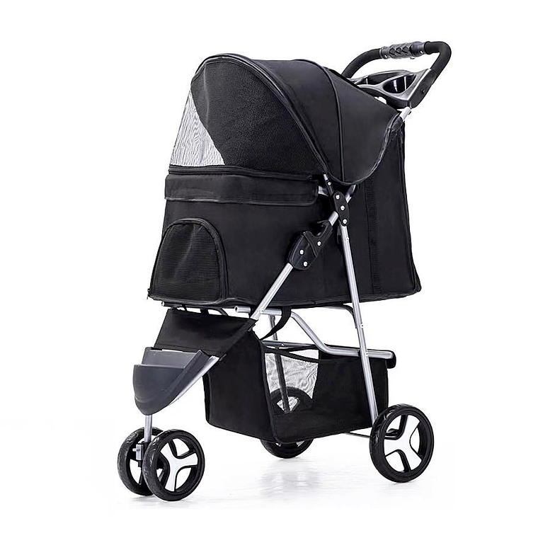 Coche Para Mascota Plegable Y Lavable Raza Pequeña Mediana 1