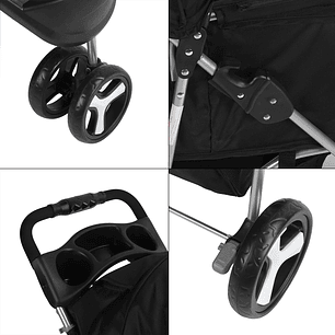 Coche Para Mascota Plegable Y Lavable Raza Pequeña Mediana