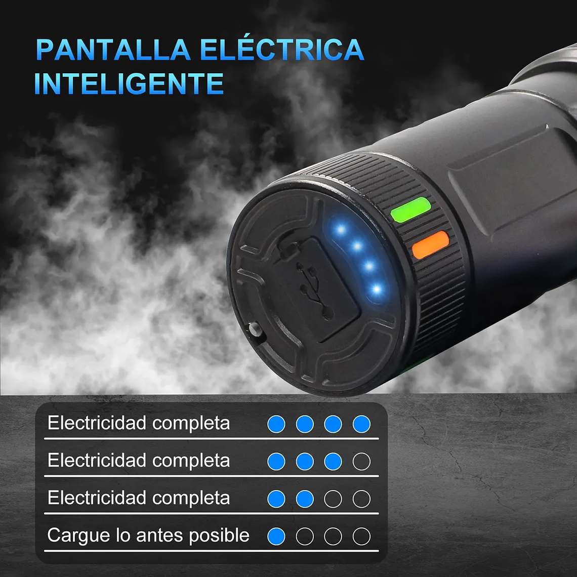 Linterna Táctica Led Con Zoom Recargable Ultra Potente 3