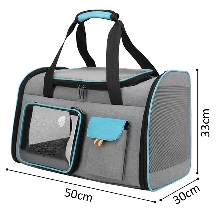 Bolso Transportador Para Mascota Viaje Mochila Transpirable 7