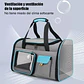 Bolso Transportador Para Mascota Viaje Mochila Transpirable - Miniatura 5