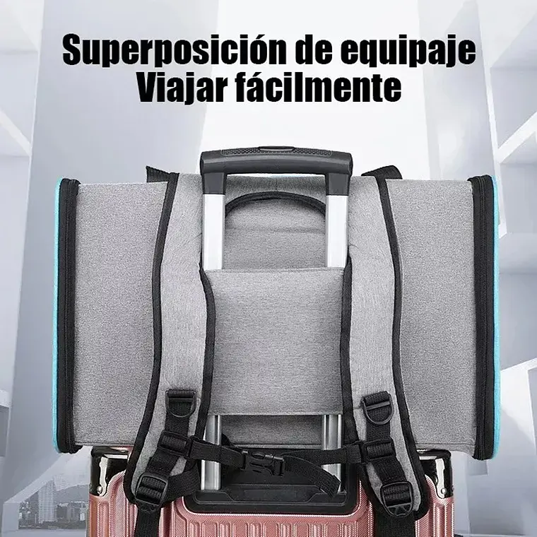 Bolso Transportador Para Mascota Viaje Mochila Transpirable 6