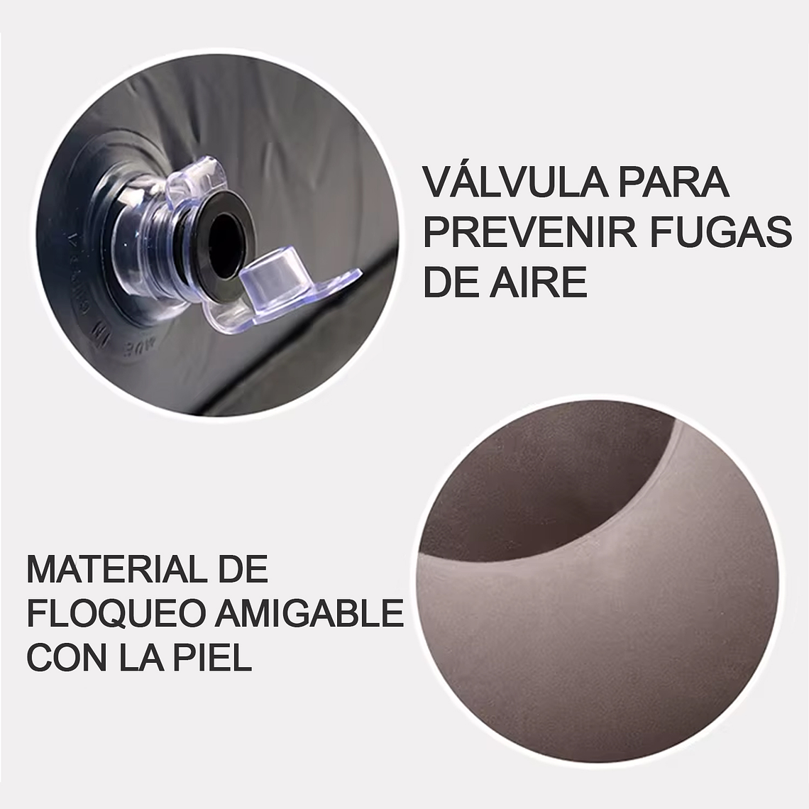 Sofá Tumbona Inflable Puff Inflable Reposa Pies + Inflador 4