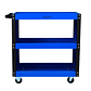 Carro Porta Herramientas 3 Niveles Con Organizador Lateral - Miniatura 2
