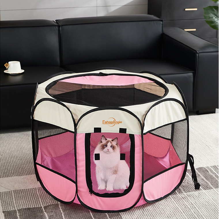 Corral Tienda Para Mascotas Portatil Perro Gato 5