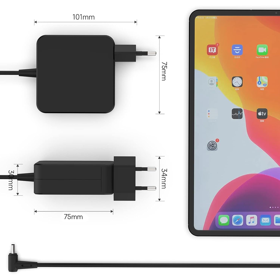 Cargador Alternativo Para Asus 19v 3.42a Plug 5.5*2.5mm 65w 6
