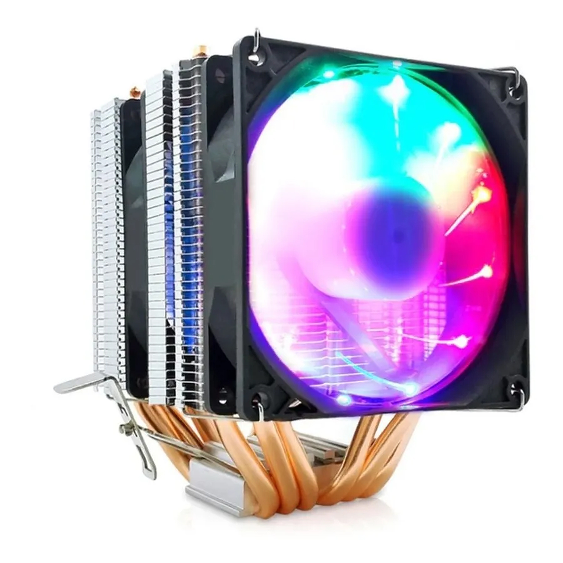 Ventilador Enfriador De Cpu Rgb Disipador De Calor 1