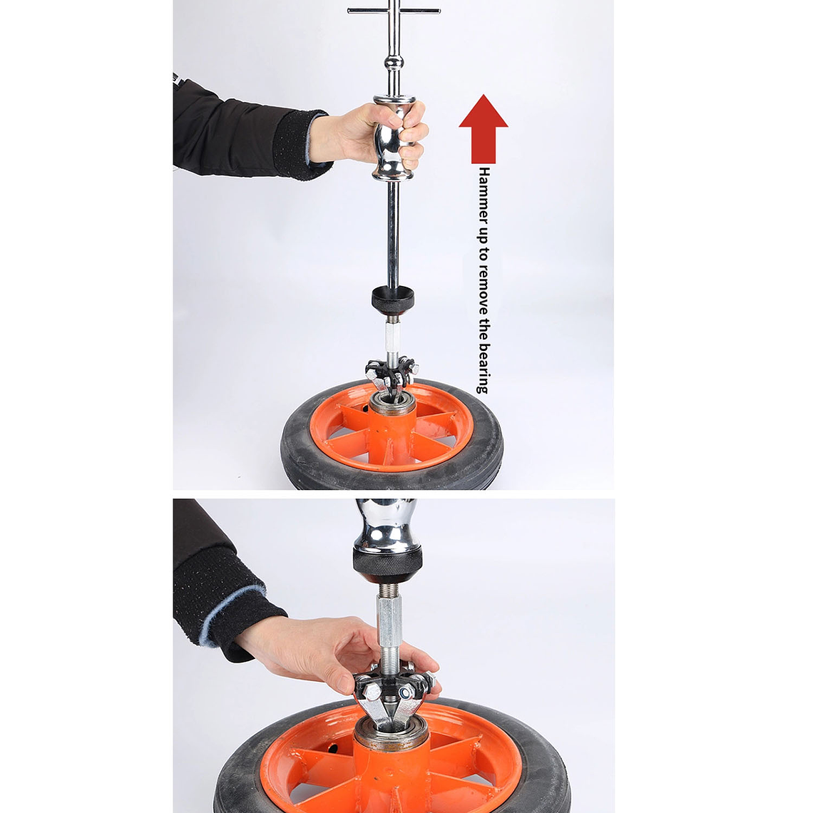 Juego De Extractor Rodamientos Y Poleas 4 Pulgadas 3 Patas 5