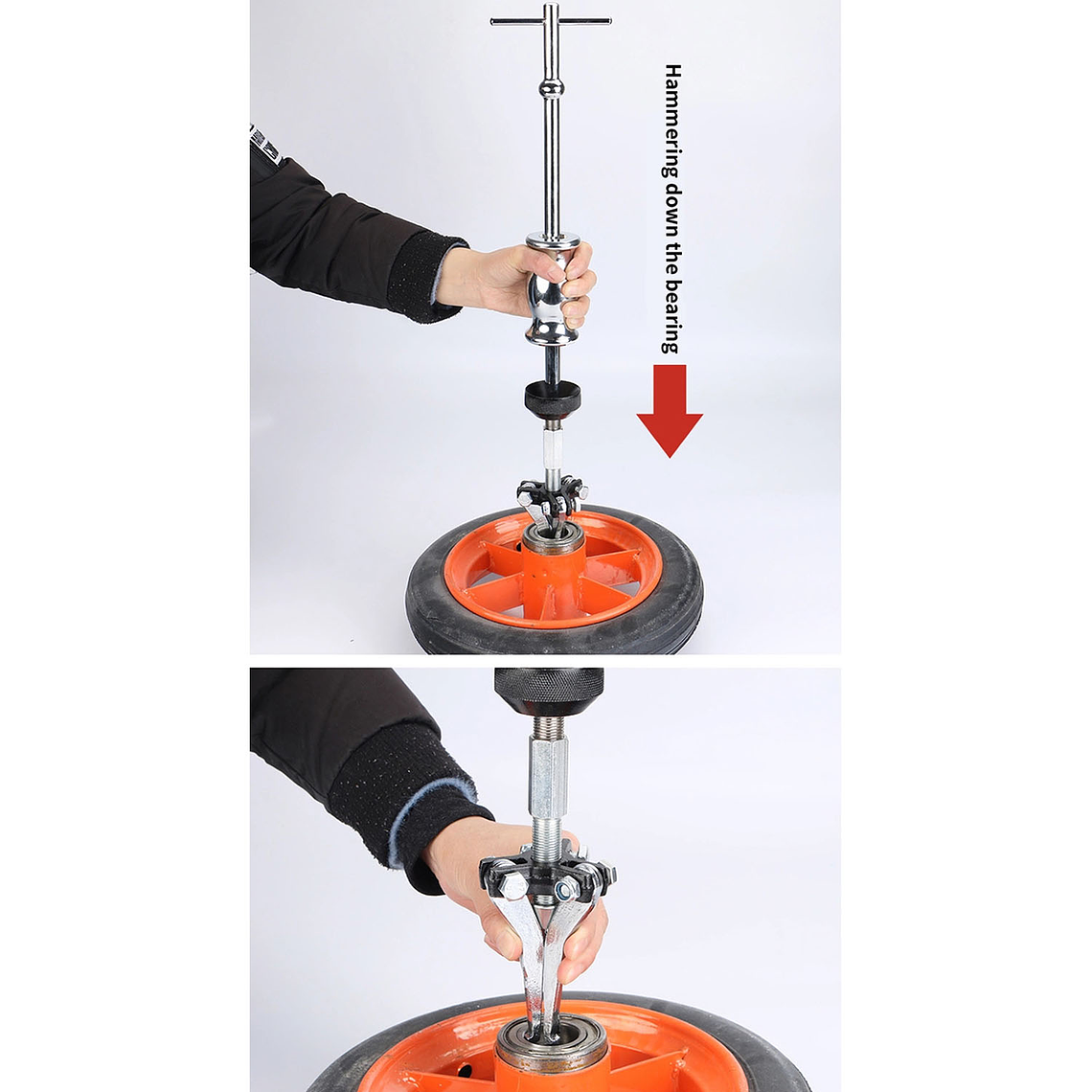 Juego De Extractor Rodamientos Y Poleas 4 Pulgadas 3 Patas 6
