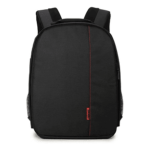 Mochila Bolso Fotográfica Cámara Réflex, Lentes, Flash