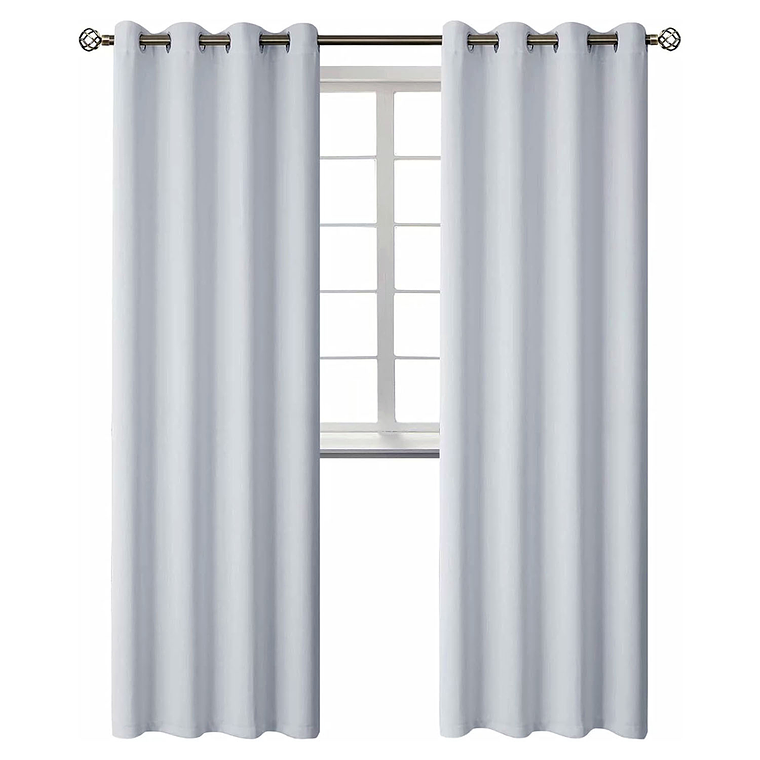 Cortina Blackout 1 Paño 140x220 Cm Tela Poliester 2