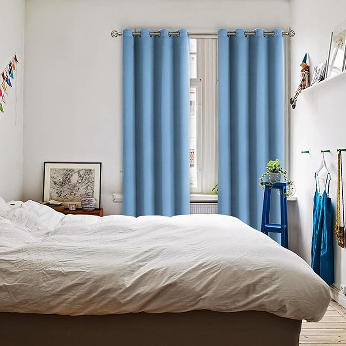 Cortina Blackout 1 Paño 140x220 Cm Tela Poliester 9