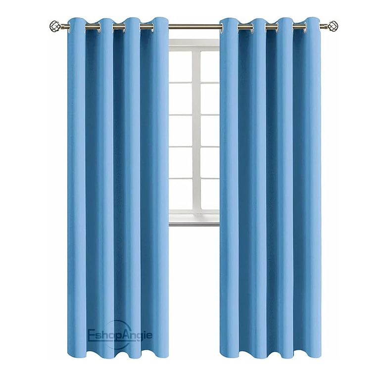 Cortina Blackout 1 Paño 140x220 Cm Tela Poliester 5