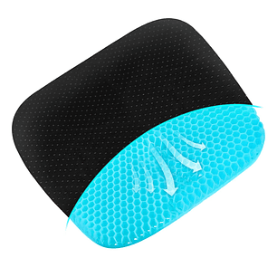 Cojin Gel Silicon Ergonomico Panal Comodo Asiento Auto Silla