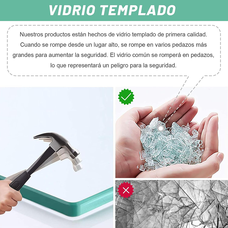 Pack 4 Organizador Repisa Esquineras De Vidrio Ducha Estante 6