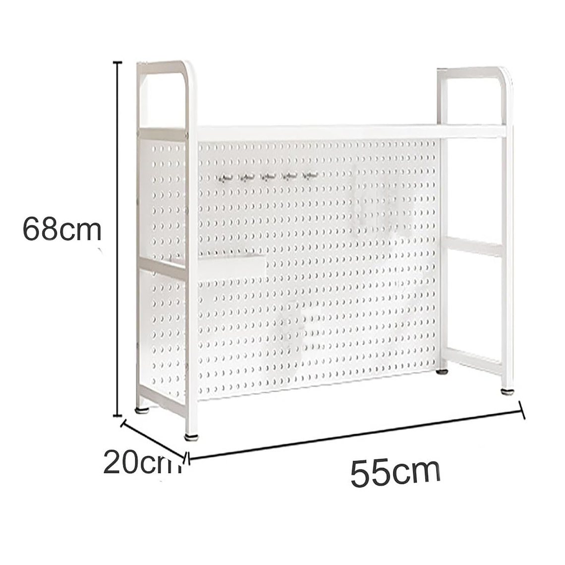 Rack Estante Organizador De Escritorio 1 Nivel 55x68x20 5