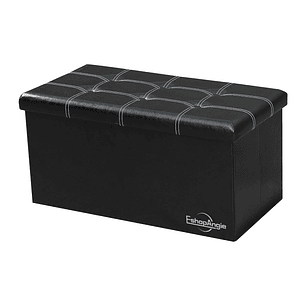 Banqueta Baul Puff Baul Organizador Puff Sillon 76x38cm