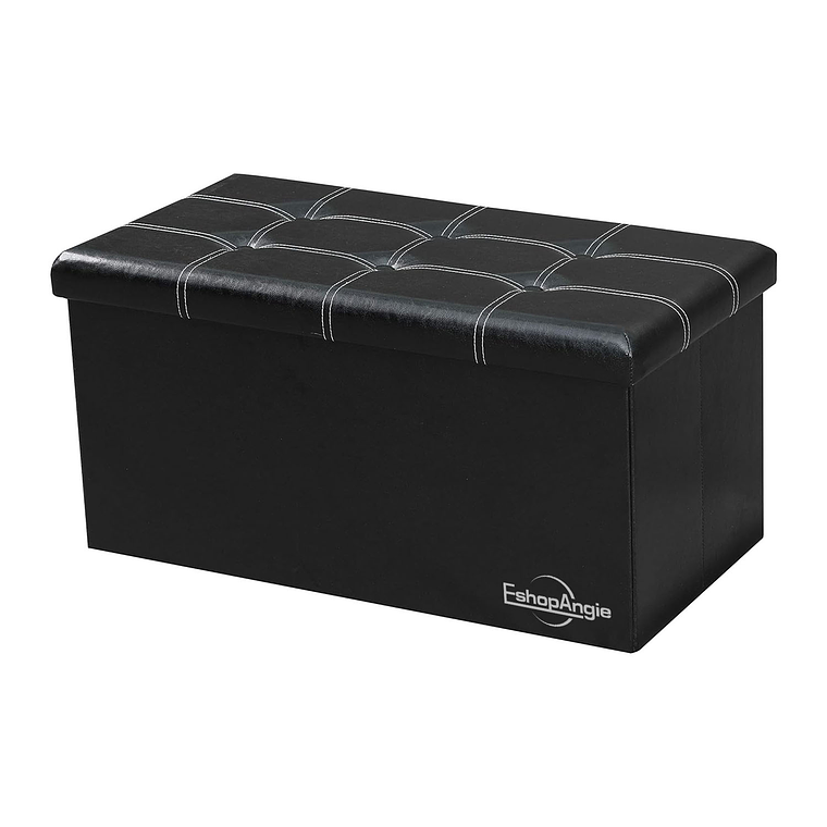 Banqueta Baul Puff Baul Organizador Puff Sillon 76x38cm 1