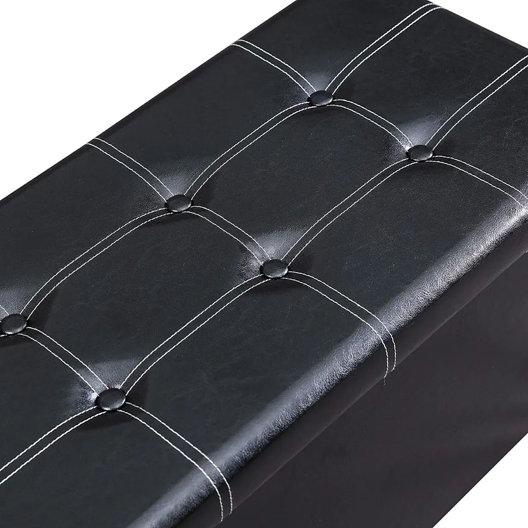 Banqueta Baul Puff Baul Organizador Puff Sillon 76x38cm 3